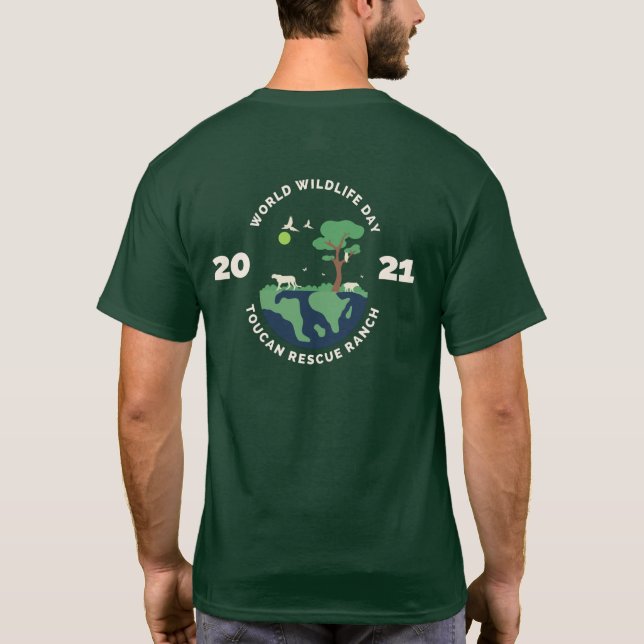 Världsnaturdagen 2021 t shirt (Baksida)