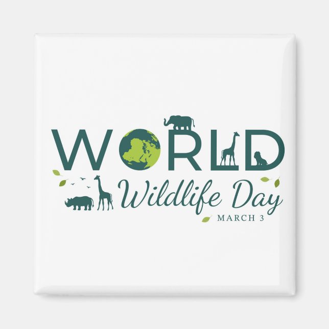 Världsnaturdagen Magnet (Framsidan)