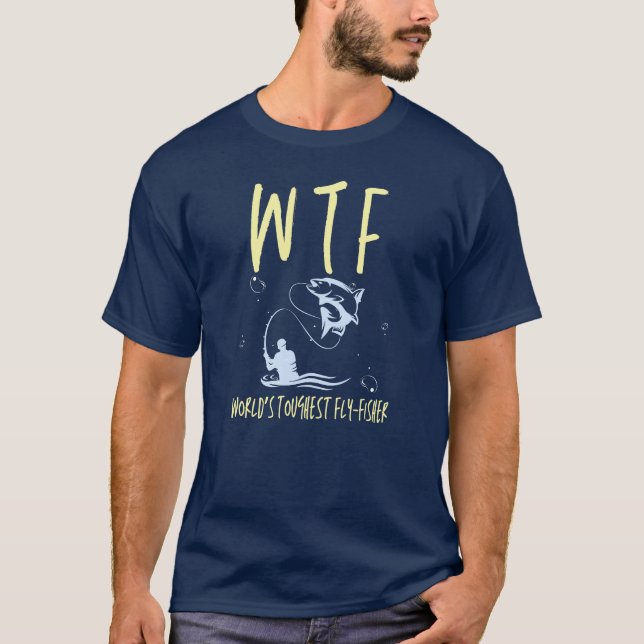 Världsnaturfonden för världens hårdaste fiske efte t shirt (Framsida)