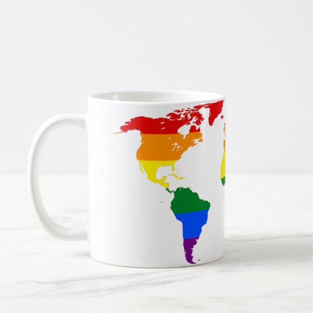 Världsomfattande Pride Kaffemugg (Vänster)