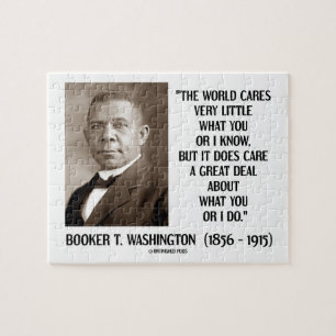 Världsomsorgar för Booker T. Washington mycket Pussel