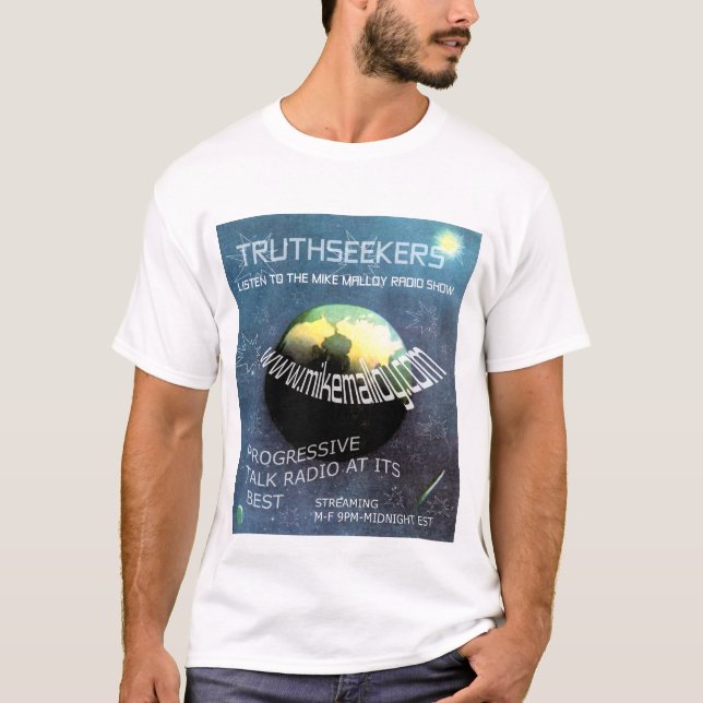 VÄRLDSOMSPÄNNANDE TRUTHSEEKER-TSHIRT TEE SHIRT (Framsida)