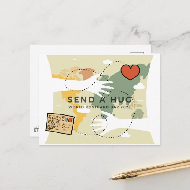 Världspostkortdagen 2023 vykort (Fram/Back In Situ)