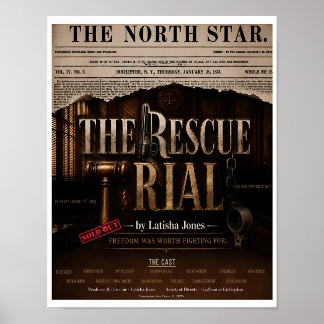 Världspremiärens minnesversion av "The Rescue Tria Poster (Framsidan)