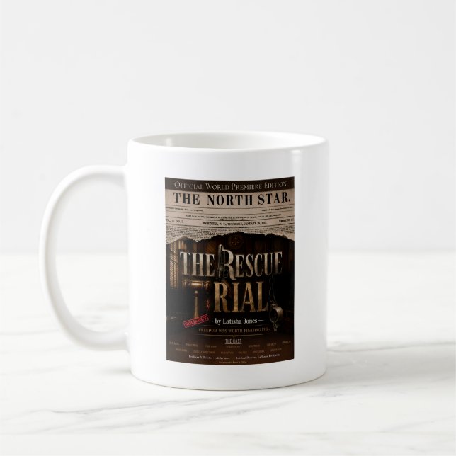 Världspremiärens minnesversion för "The Rescue Tri Kaffemugg (Vänster)