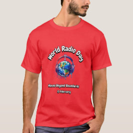Världsradiodagen (WRD) den 13 februari T Shirt
