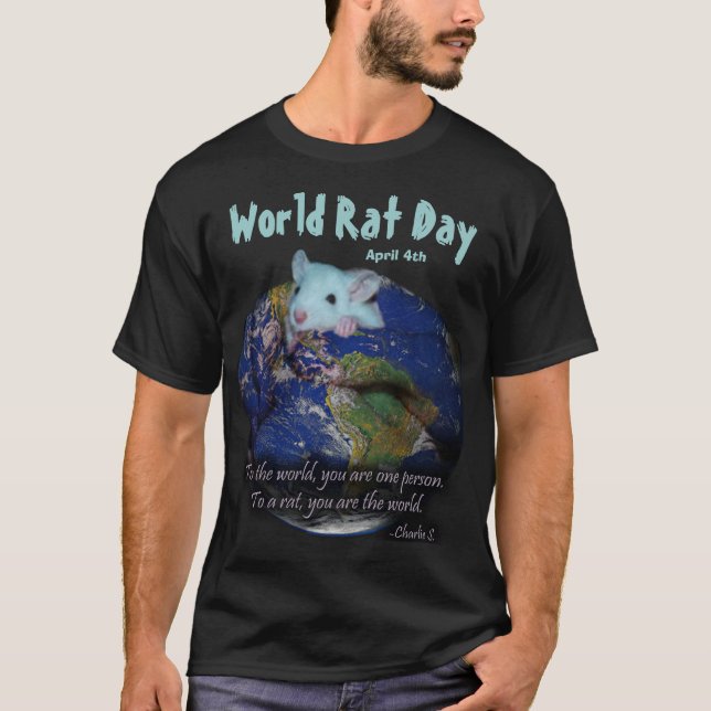 Världsråttadag Tee (Framsida)