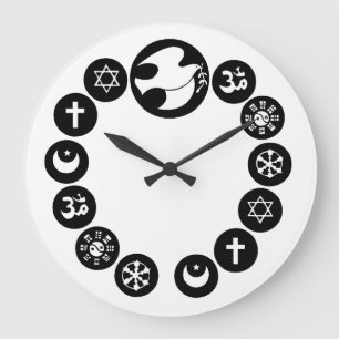 Världsreligioner Stor Klocka