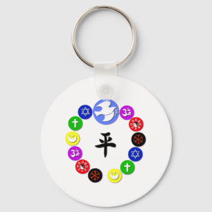 Världsreligionsymboler Nyckelring