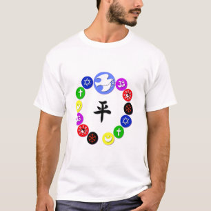 Världsreligiösa symboler t-shirt