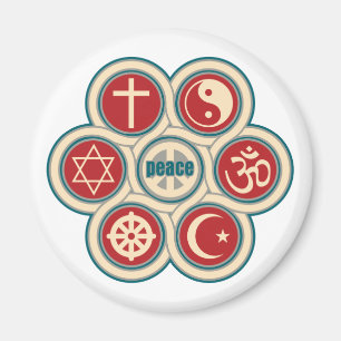 Världsreligiösafred Magnet