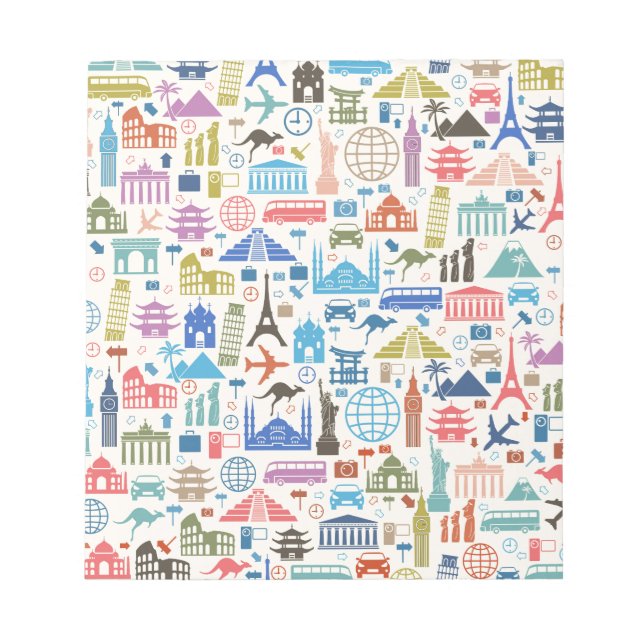 världsresa anteckningsblock (Framsida)