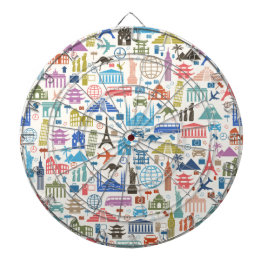 världsresa darttavla