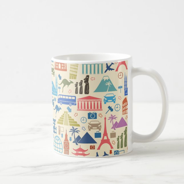 världsresa kaffemugg (Höger)