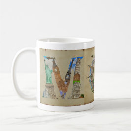 Världsresande Mamma Mugg: Kaffemugg