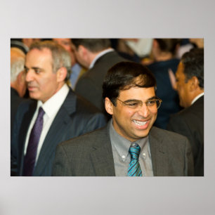 Världsschackmästare Vishy Anand Poster