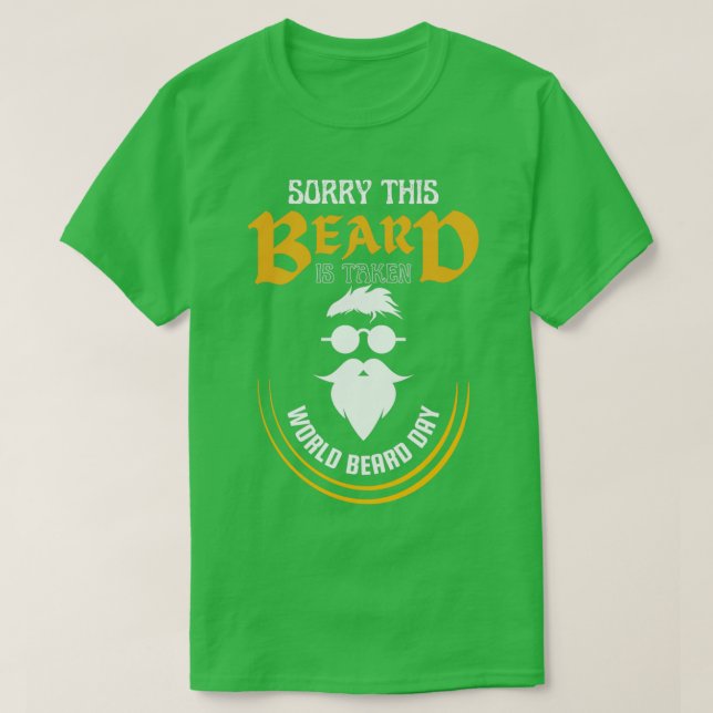 Världsskäggsdagen T Shirt (Design framsida)