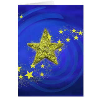 Världsstjärna Hälsningskort