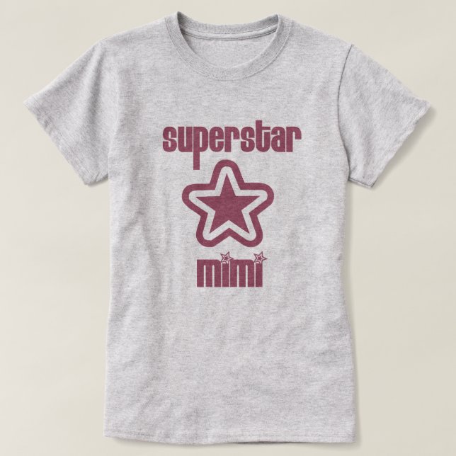 Världsstjärna Mimi T Shirt (Design framsida)