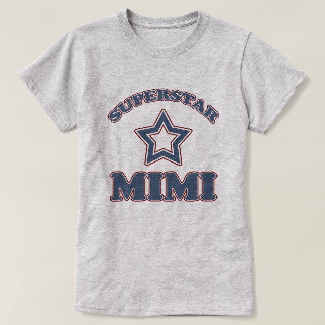 Världsstjärna Mimi T Shirt (Design framsida)