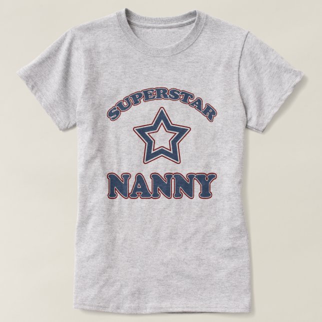 Världsstjärnabarnflicka Tee Shirt (Design framsida)