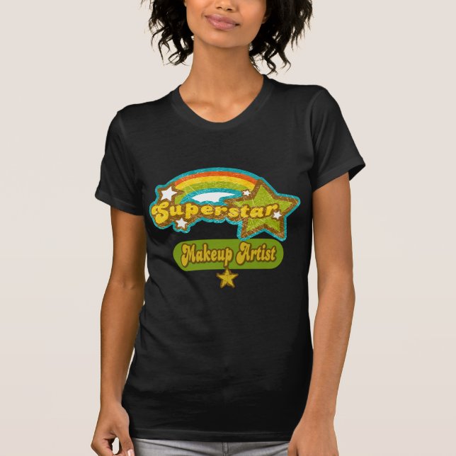 VärldsstjärnaMakeupkonstnär T-shirt (Framsida)