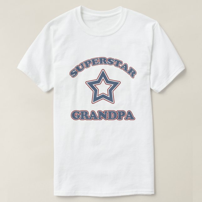 Världsstjärnamorfar Tee Shirt (Design framsida)