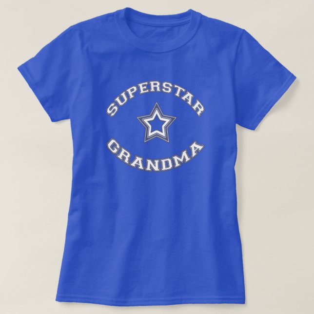 Världsstjärnamormor Tee Shirt (Design framsida)