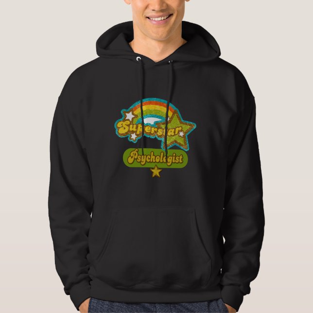 Världsstjärnapsykolog Hoodie (Framsida)