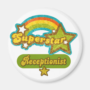 VärldsstjärnaReceptionist Magnet