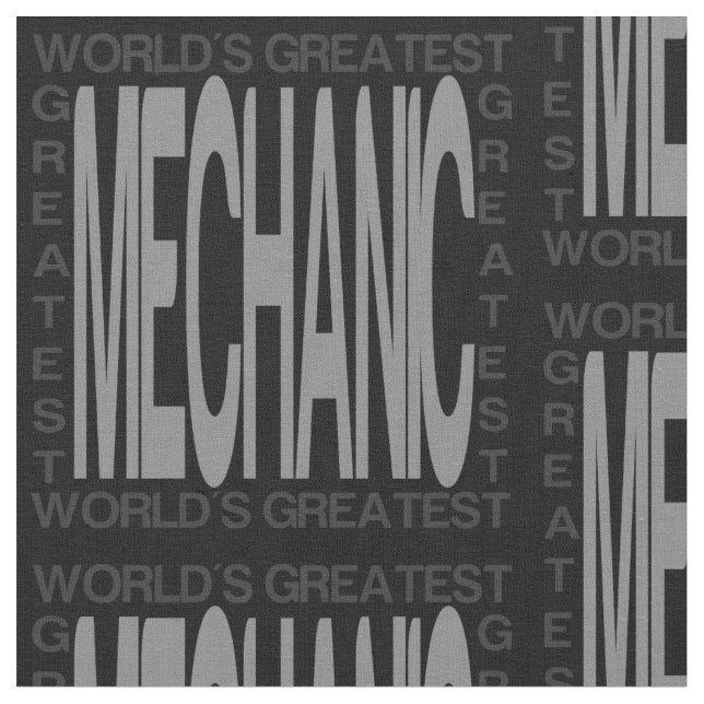 Världsstörstamekaniker Tyg (Närbild)