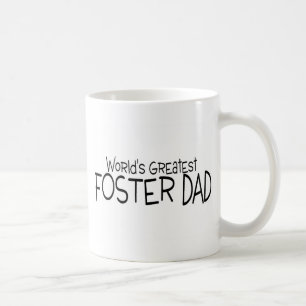Världsstörstan vårdar pappan kaffemugg