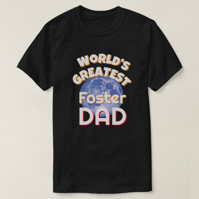 Världsstörstan vårdar pappan t shirt (Design framsida)