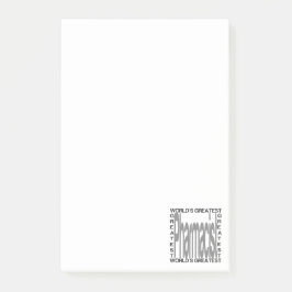 VärldsstörstaPharmacist Post-it Block