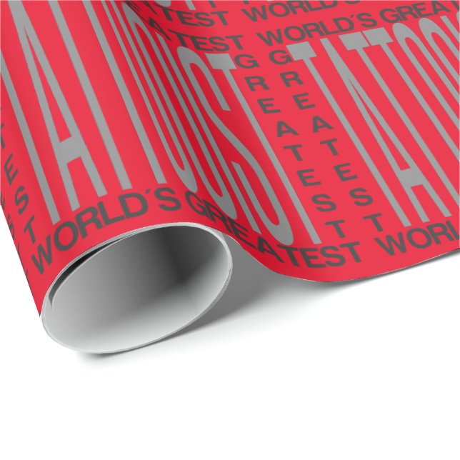 VärldsstörstaTattooist Presentpapper (Rullad Hörn)