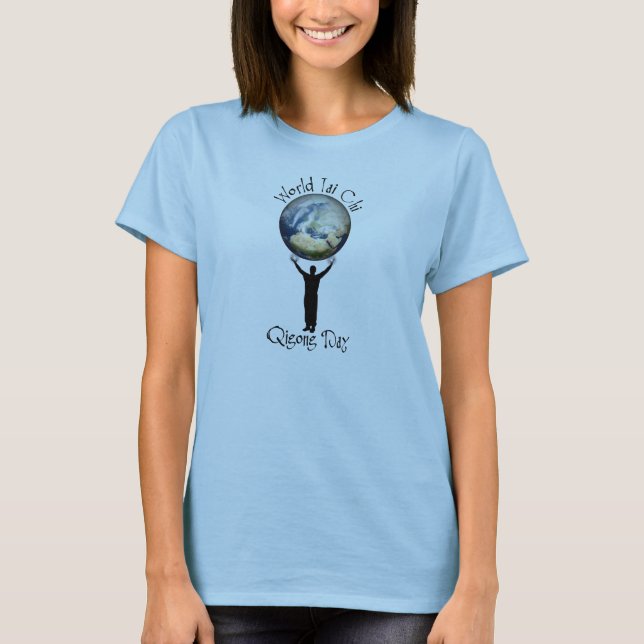 VärldsTai-Chi och Qigong dag T-shirt (Framsida)