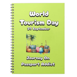 Världsturistdagen. Resa på passrådgivare Anteckningsbok
