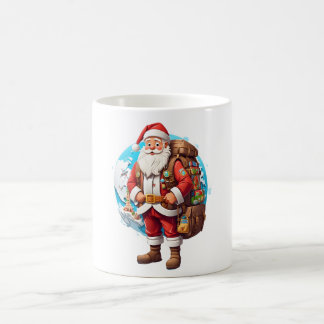 Världsturnin för jultomtens farväl kaffemugg