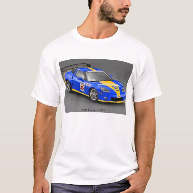 Världsutmaning Corvette Z06 T Shirt (Framsida)