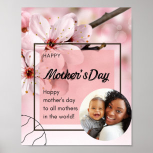 Världsvärldens Mors dag Helgdag Mamma Poster
