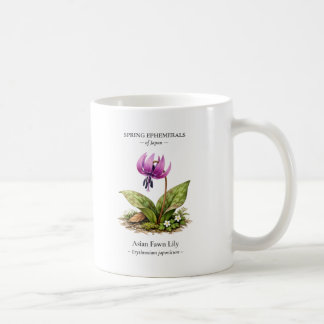 Vårlökar i Japan – hundtand (Erythronium japonicum Kaffemugg