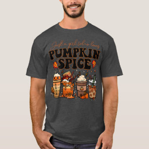 Varm A för kvinnans fallkaffepumpkin Spice Iced Wa T Shirt
