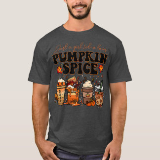 Varm A för kvinnans fallkaffepumpkin Spice Iced Wa T Shirt