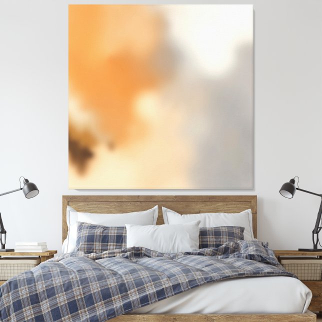 Varm abstrakt bakgrund canvastryck (Insitu (sovrum))