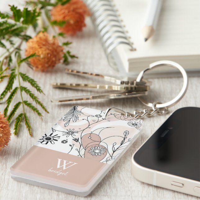 Varm Abstrakt Boho Minimalist Stil (Högra Framsidan)