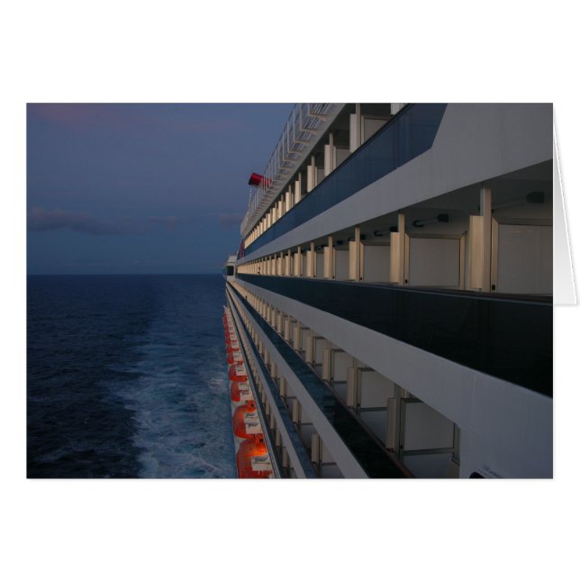 Varm afton på havskortet OBS kort (Framsidan Horizontal)