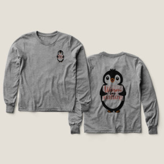 Varm av naturen: Bedårande pingvin med lekfull tex T Shirt