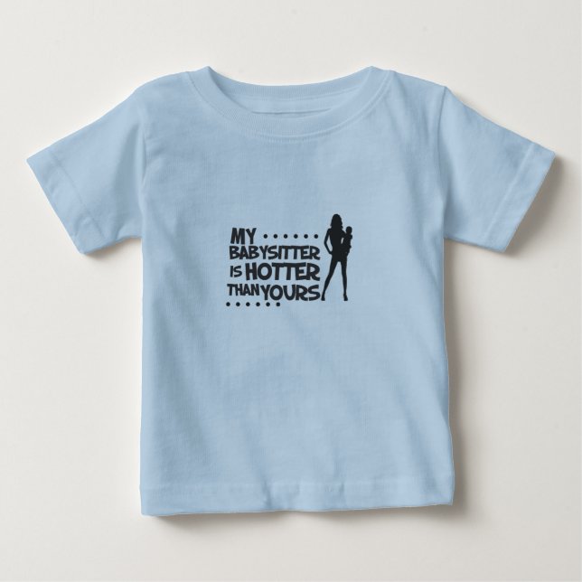 varm babysitter tee shirt (Framsida)