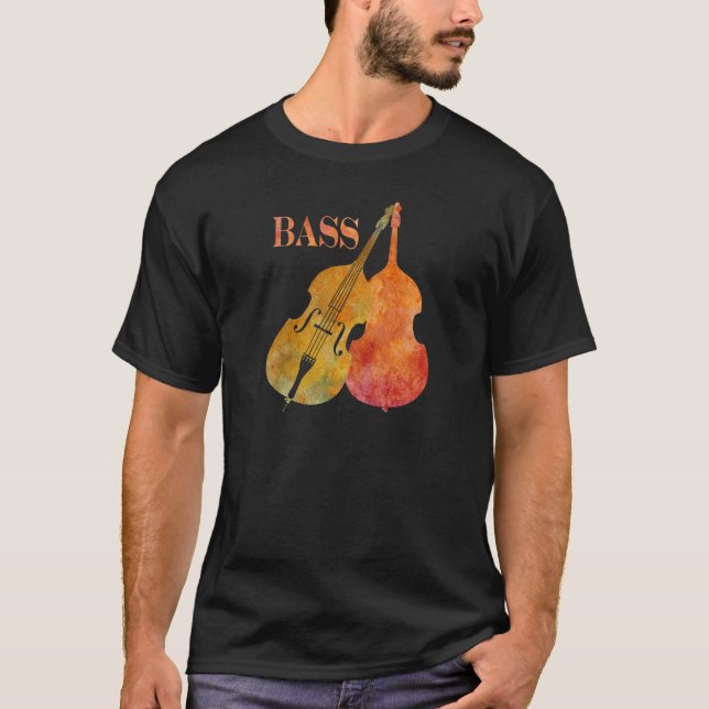 Varm basfiol tee shirt (Framsida)