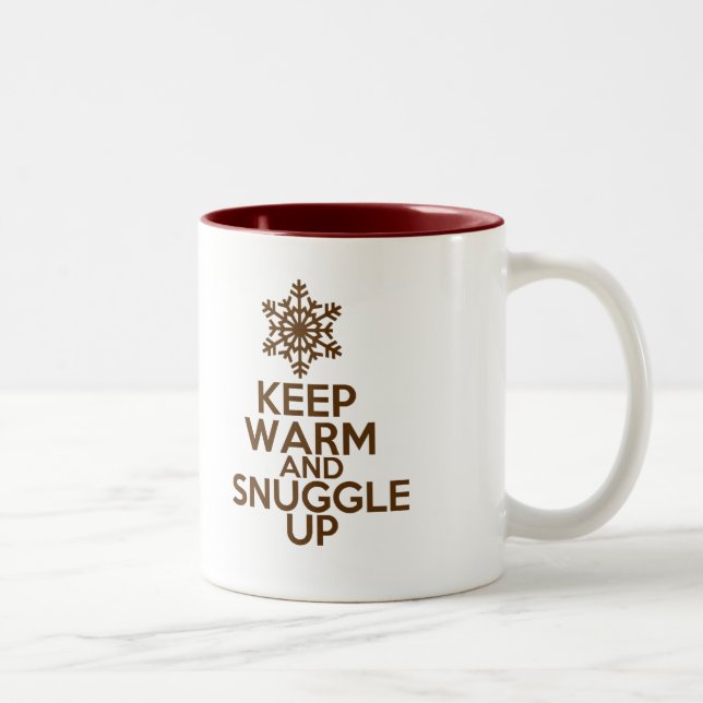 Varm behålla och Snugglekaffekopp Två-Tonad Mugg (Höger)